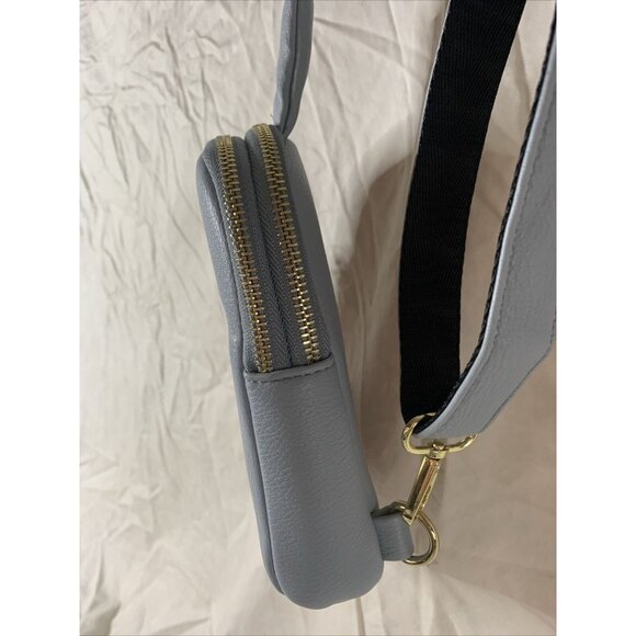 INICAT Un Jour De Chance Crossbody Sling Small Blue Purse Vegan Leather Bag - Picture 2 of 7